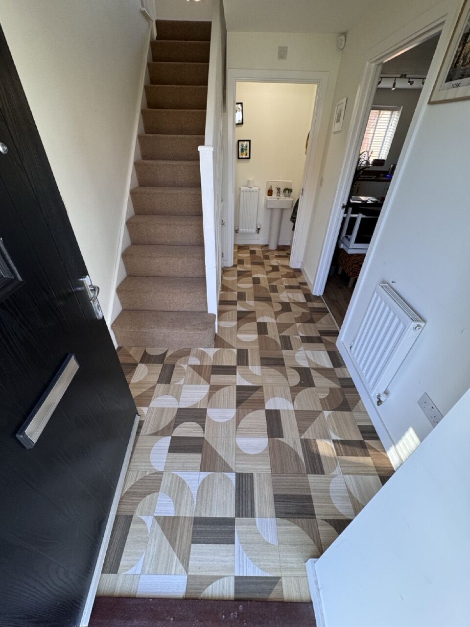 Hallway & stairs — Studley — after